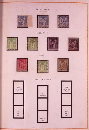 1849-2003 Collection de timbres de France an 10 albums