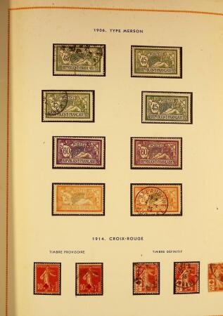1849-2003 Collection de timbres de France an 10 albums