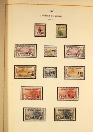1849-2003 Collection de timbres de France an 10 albums