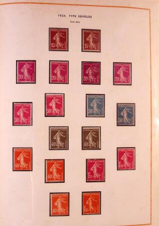 1849-2003 Collection de timbres de France an 10 albums