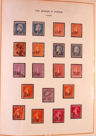 1849-2003 Collection de timbres de France an 10 albums