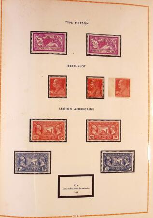 1849-2003 Collection de timbres de France an 10 albums