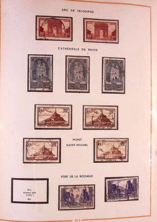 1849-2003 Collection de timbres de France an 10 albums