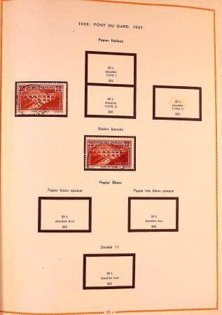 1849-2003 Collection de timbres de France an 10 albums