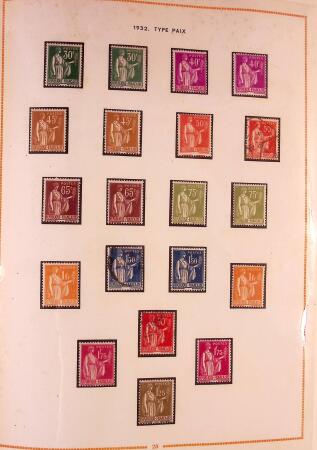1849-2003 Collection de timbres de France an 10 albums