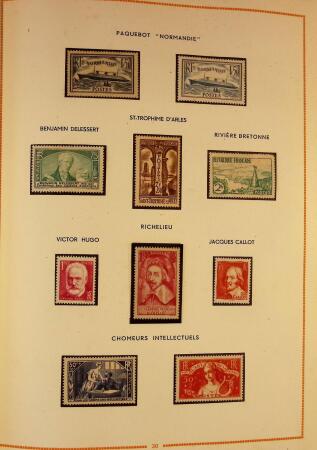 1849-2003 Collection de timbres de France an 10 albums