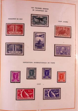 1849-2003 Collection de timbres de France an 10 albums