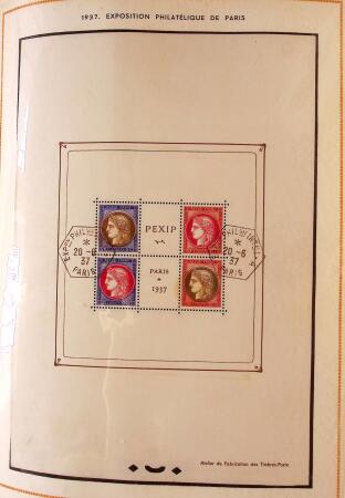 1849-2003 Collection de timbres de France an 10 albums