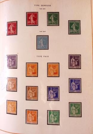 1849-2003 Collection de timbres de France an 10 albums