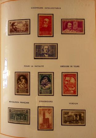 1849-2003 Collection de timbres de France an 10 albums