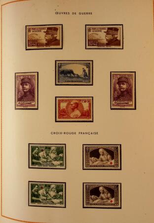 1849-2003 Collection de timbres de France an 10 albums