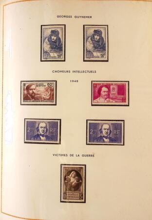 1849-2003 Collection de timbres de France an 10 albums