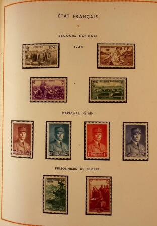 1849-2003 Collection de timbres de France an 10 albums