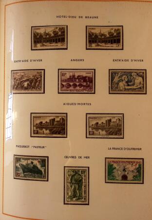 1849-2003 Collection de timbres de France an 10 albums