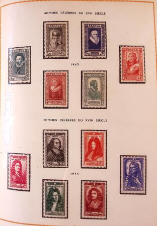 1849-2003 Collection de timbres de France an 10 albums
