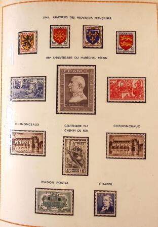 1849-2003 Collection de timbres de France an 10 albums