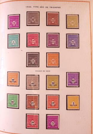 1849-2003 Collection de timbres de France an 10 albums