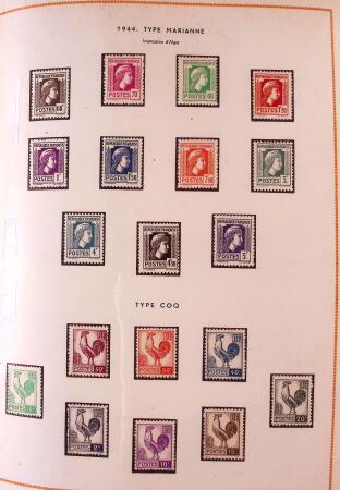 1849-2003 Collection de timbres de France an 10 albums