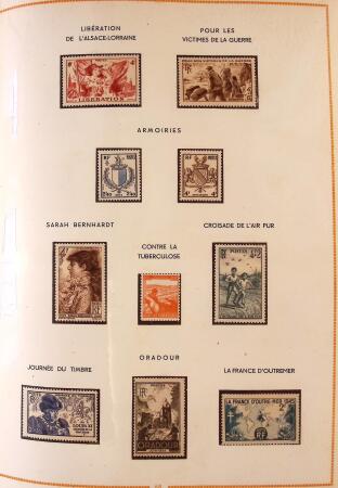 1849-2003 Collection de timbres de France an 10 albums