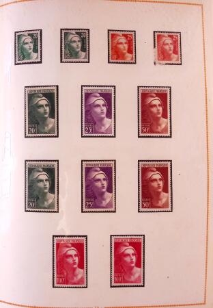 1849-2003 Collection de timbres de France an 10 albums