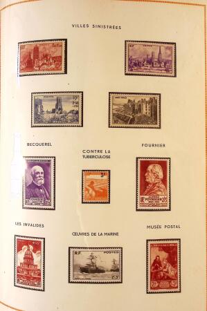 1849-2003 Collection de timbres de France an 10 albums