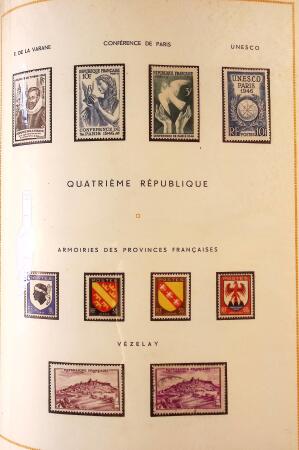 1849-2003 Collection de timbres de France an 10 albums