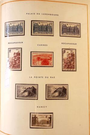 1849-2003 Collection de timbres de France an 10 albums