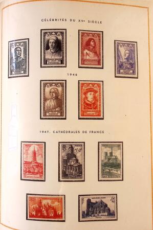 1849-2003 Collection de timbres de France an 10 albums