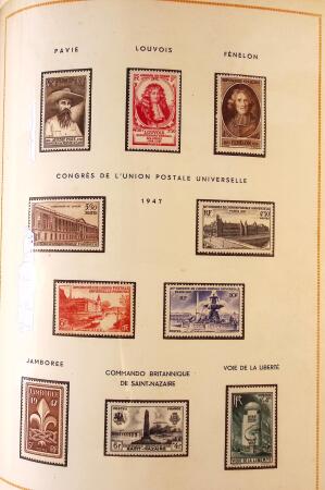 1849-2003 Collection de timbres de France an 10 albums