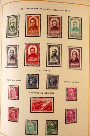 1849-2003 Collection de timbres de France an 10 albums