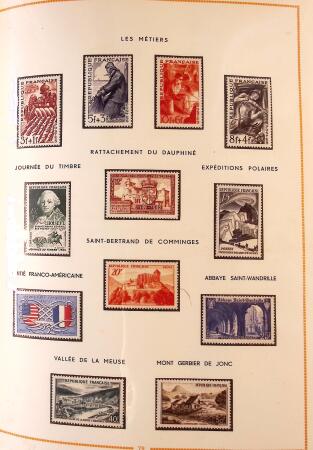 1849-2003 Collection de timbres de France an 10 albums