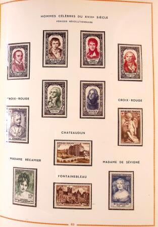 1849-2003 Collection de timbres de France an 10 albums
