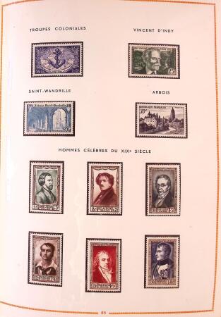1849-2003 Collection de timbres de France an 10 albums