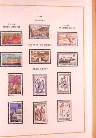 1849-2003 Collection de timbres de France an 10 albums