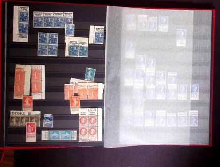 1849-1960 Gros lot principalement avec des timbres