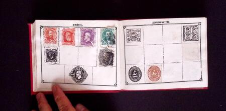 1849-1905 Old-time all world collection in small Maury