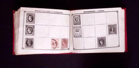 1849-1905 Old-time all world collection in small Maury