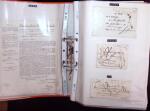 1768-2003, Lot de lettre et CPA, en un classeurs avec