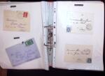 1768-2003, Lot de lettre et CPA, en un classeurs avec
