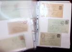 1768-2003, Lot de lettre et CPA, en un classeurs avec