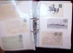 1768-2003, Lot de lettre et CPA, en un classeurs avec