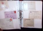 1768-2003, Lot de lettre et CPA, en un classeurs avec