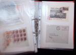1768-2003, Lot de lettre et CPA, en un classeurs avec