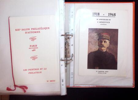 1768-2003, Lot de lettre et CPA, en un classeurs avec