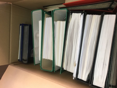 1768-2003, Lot de lettre et CPA, en un classeurs avec