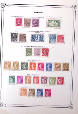 1900-41, Collection neuve sur pages d'album Yvert,