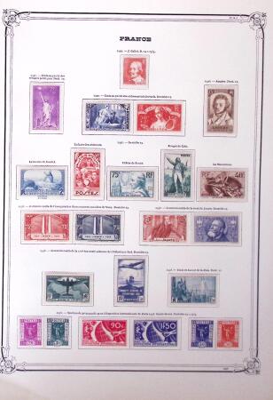 1900-41, Collection neuve sur pages d'album Yvert,