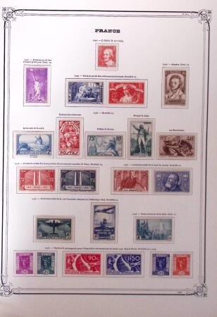 1900-41, Collection neuve sur pages d'album Yvert,