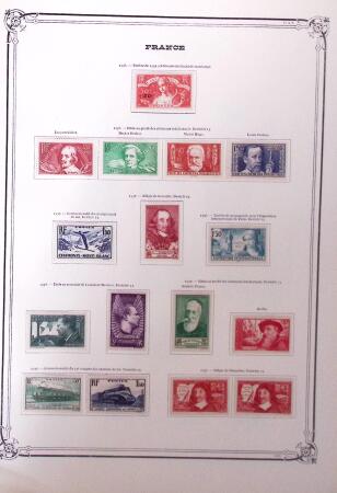 1900-41, Collection neuve sur pages d'album Yvert,