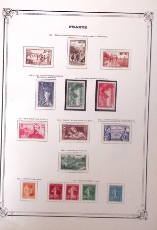 1900-41, Collection neuve sur pages d'album Yvert,